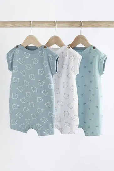 Baby Jersey Rompers 3 Pack