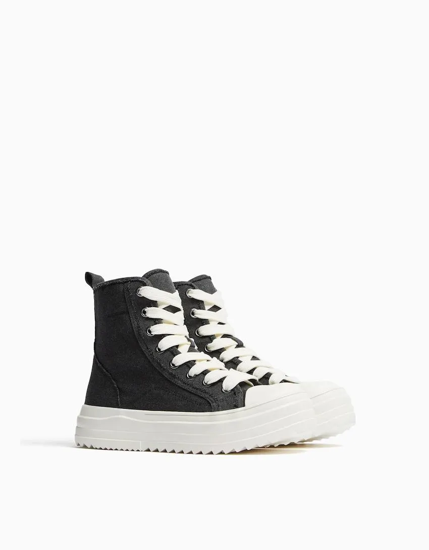 Men’s chunky high-top trainers
