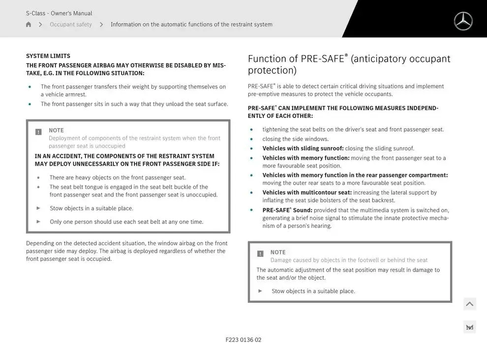S-Class Saloon Long from 14 January to 30 April 2025 - Offers page 153