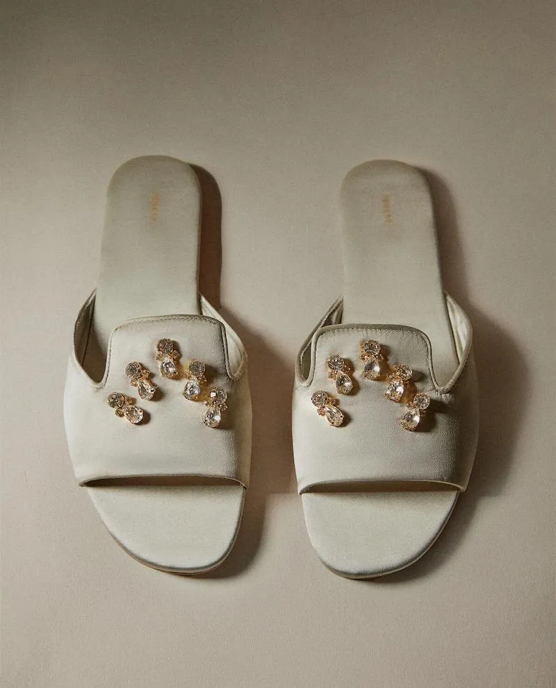 RHINESTONE SLIDER SLIPPERS