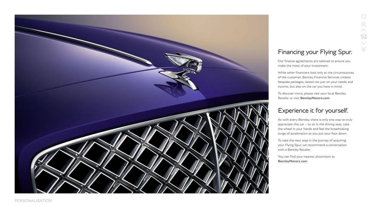 Flying Spur Range from 15 March to 15 September 2024 - Offers page 52