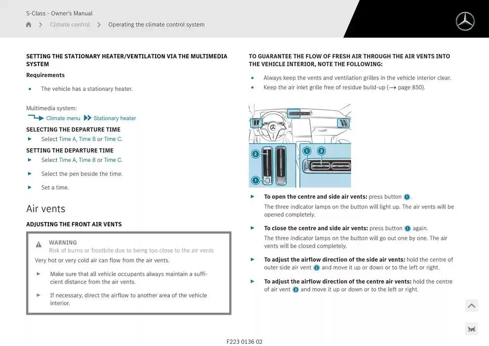 S-Class Saloon Long from 14 January to 30 April 2025 - Offers page 286