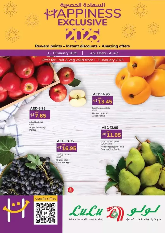 Happiness Exclusive! Abu Dhabi , Al Ain from 3 January to 15 January 2025 - Offers page 1
