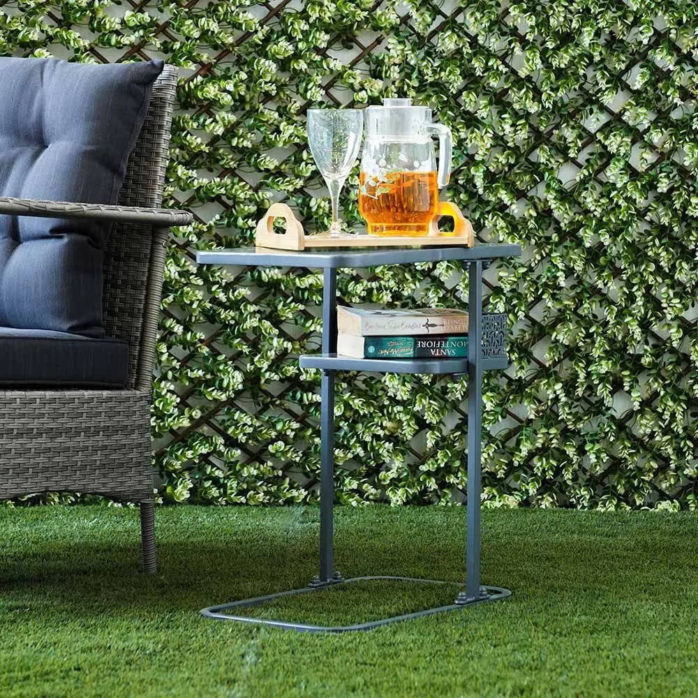 Metal Coffee Table 50X30X57Cm - Jf221085 Grey