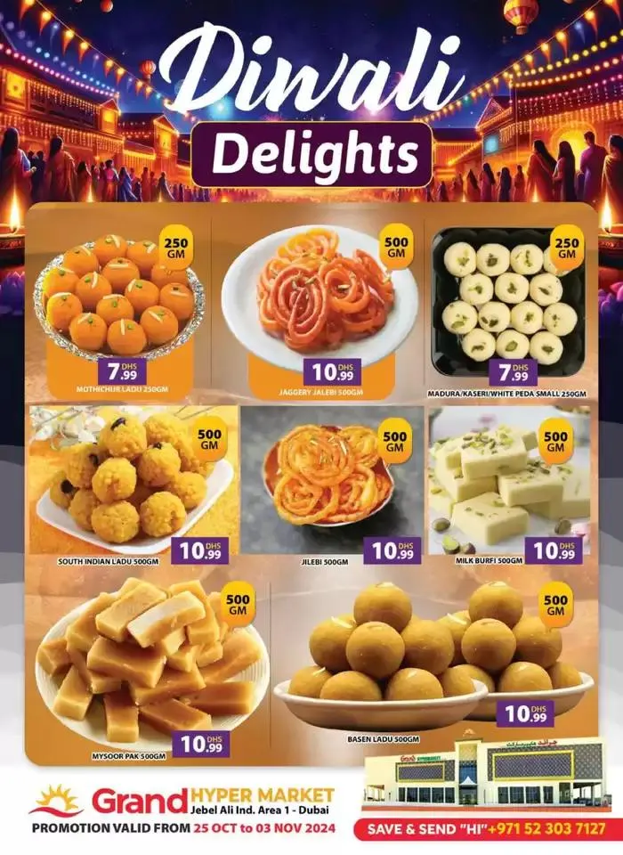 Diwali Delights - Grand Hypermarket Jebel Ali from 28 October to 3 November 2024 - Offers page 3