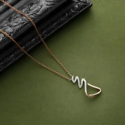 Mine Diamond Gold Pendant PDZOL10025