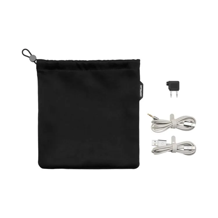 Gray Travel Set for Montblanc MB 01 Headphones