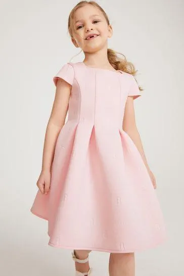 Baker by Ted Baker Pink Embossed Scuba Dress