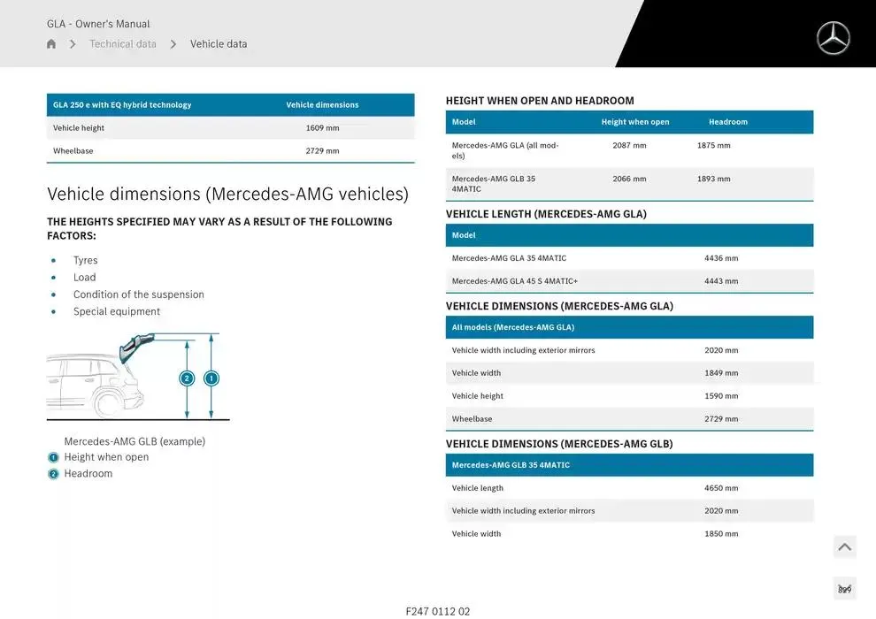 GLA SUV from 14 January to 30 April 2025 - Offers page 829