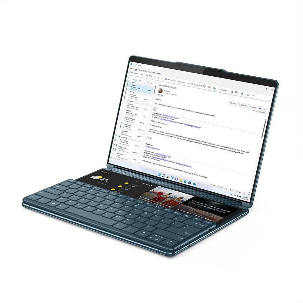 Lenovo Yoga Book 9 13IRU8 2-in-1 Convertible (2023) Laptop – 13th Gen Intel Core i7-1355U 1TB SSD 16GB RAM Shared Intel Iris Xe Graphics Windows 11 Home English & Arabic Keyboard-Tidal Teal