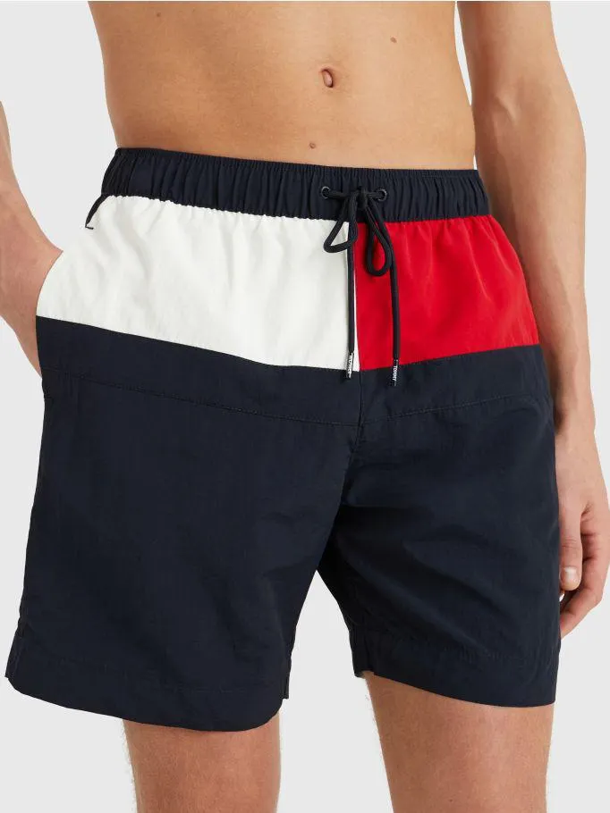 Hilfiger Flag Long Length Swim Shorts