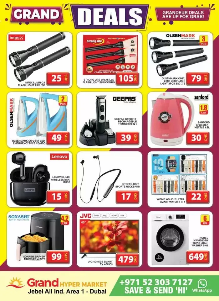 Midweek Deals - Grand Hypermarket Jebel Ali from 3 February to 6 February 2025 - Offers page 7