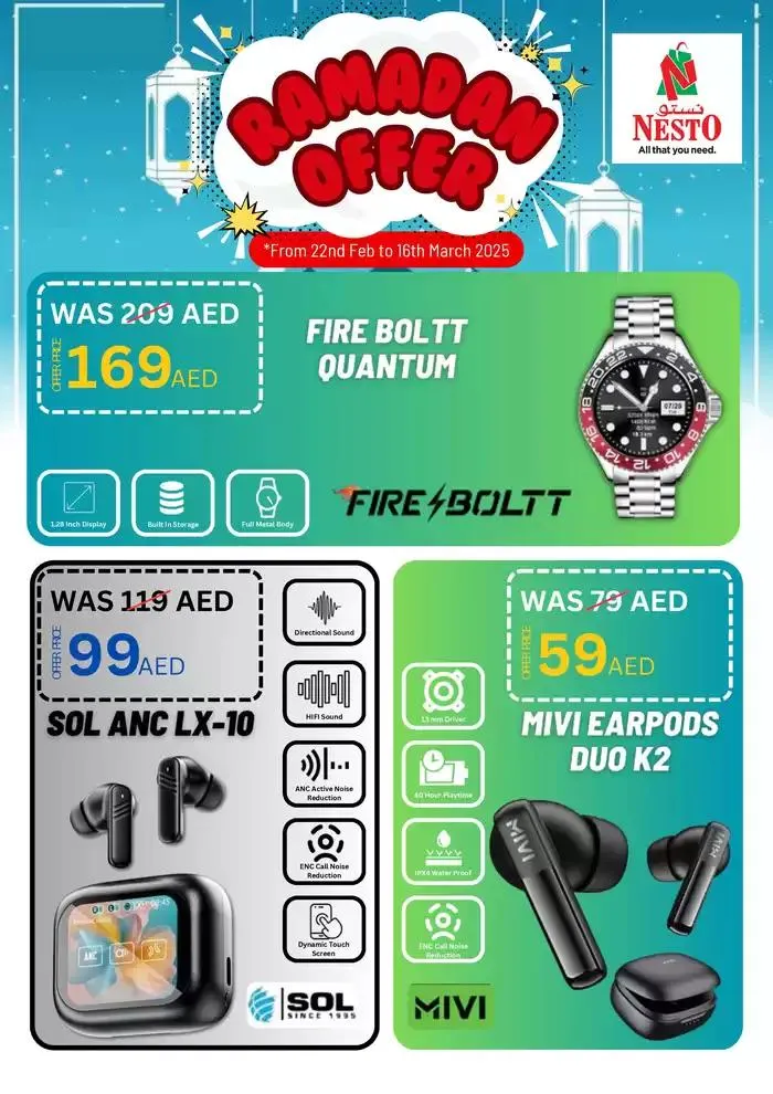 Nesto RAMADAN OFFER from 22 February to 17 March 2025 - Offers page 1