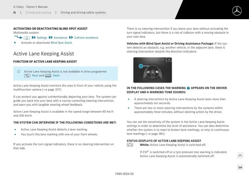 G-Class SUV from 14 January to 30 April 2025 - Offers page 379