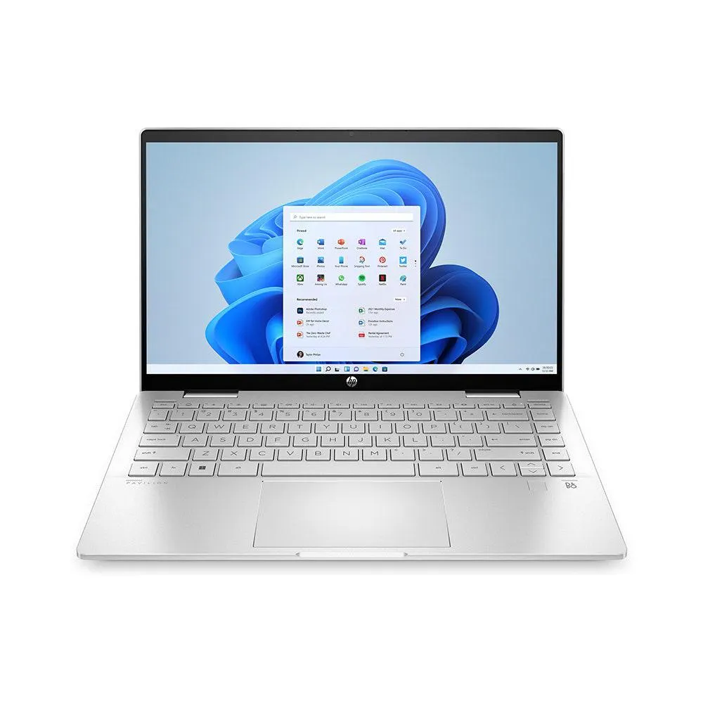 HP-PAVX360-P14-EK0023NE-SL Core i7-1255U 16GB RAM 1TB SSD Intel Iris Graphics 14" FHD Laptop, Silver