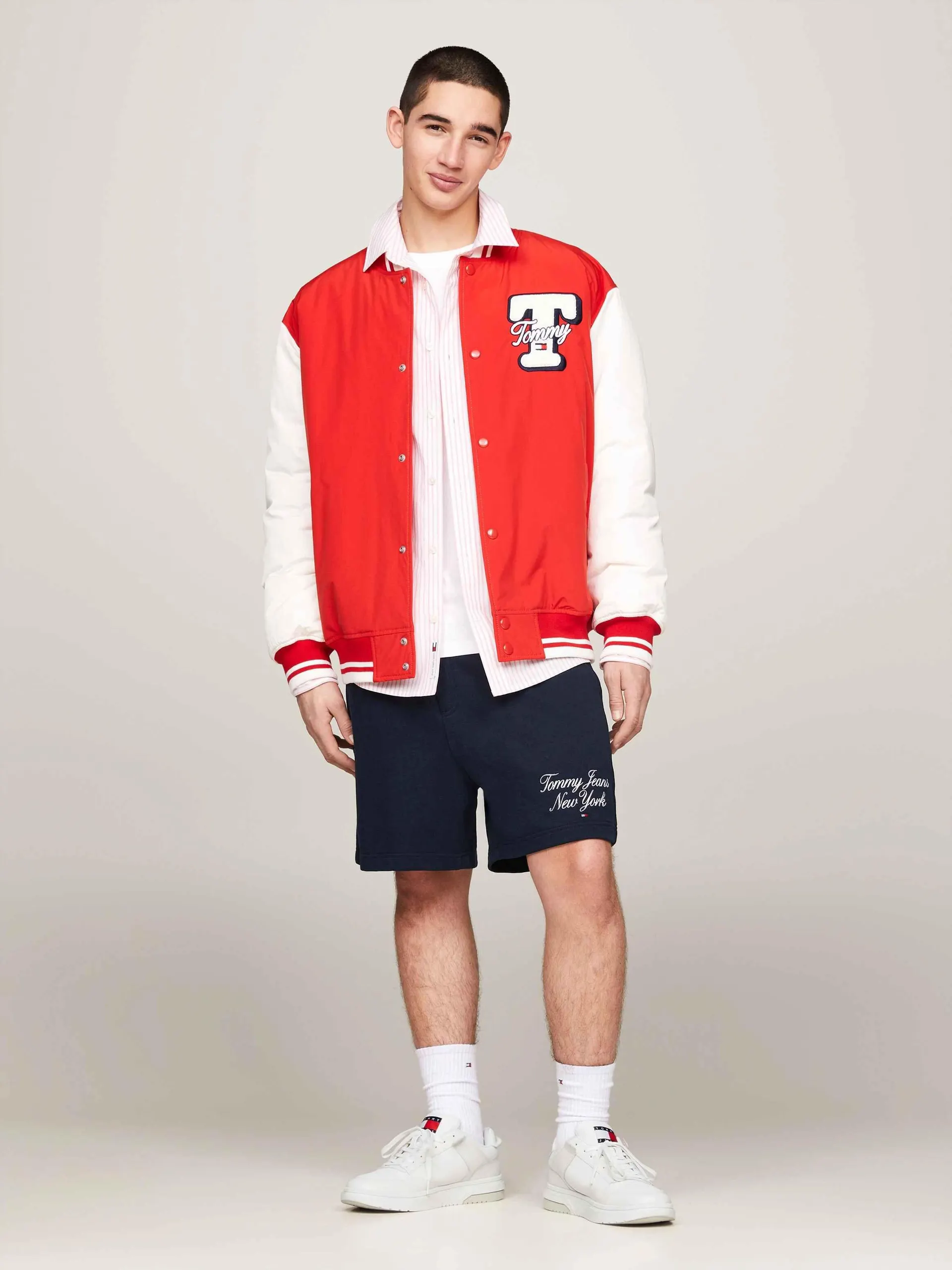 The Brooklyn Leather Colour-Blocked Trainers