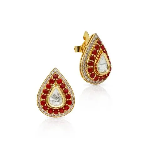 Viraaz Uncut Diamond Earring ERPDFTP40000