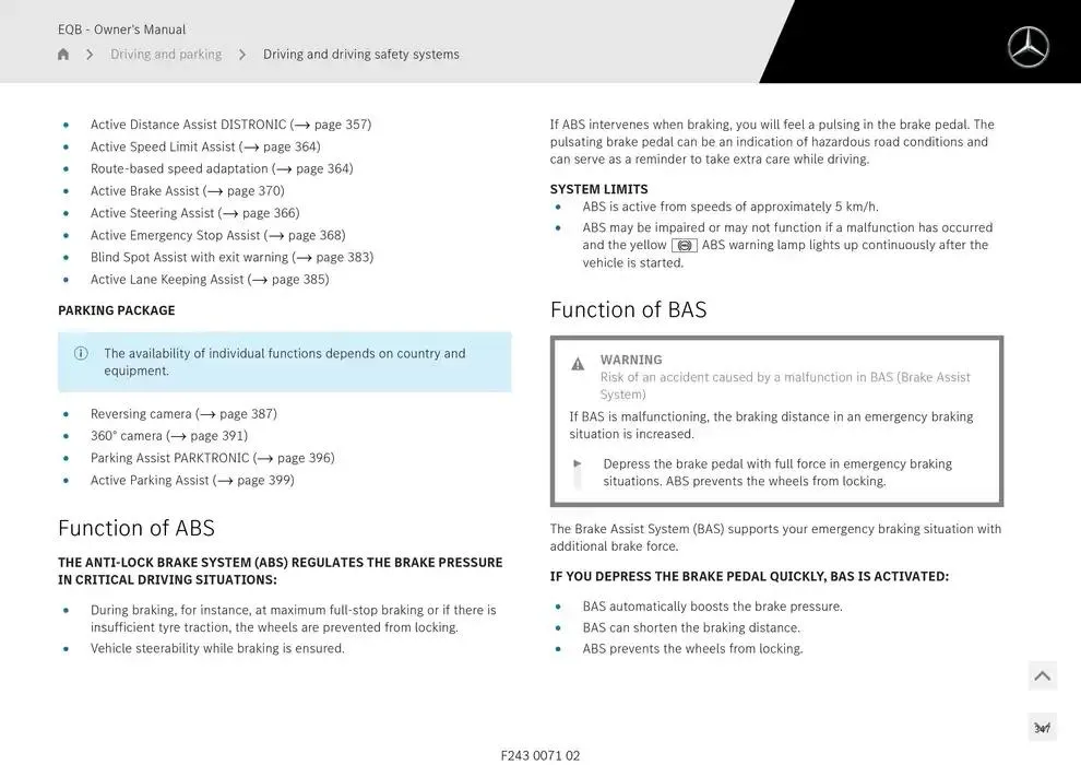 EQB SUV from 14 January to 30 April 2025 - Offers page 347