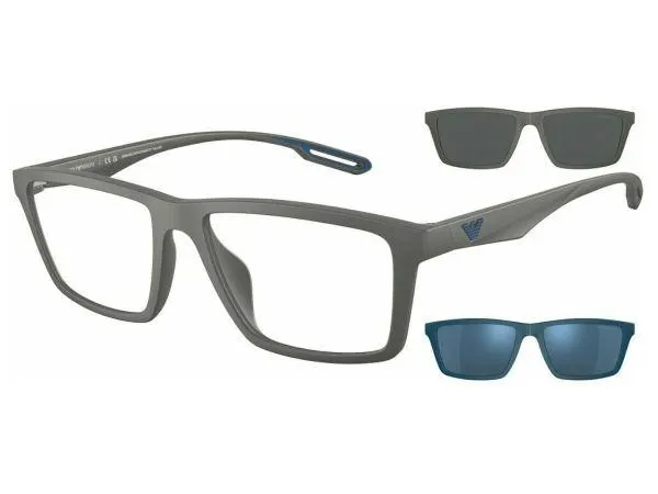 Clip-on Matte Gray Sunglass