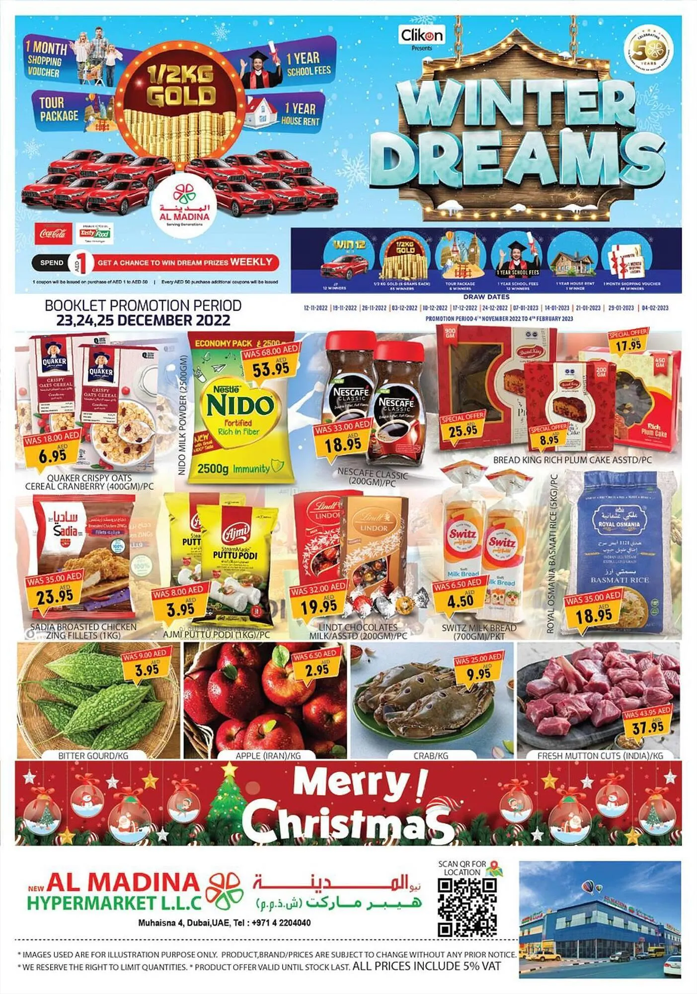 Al Madina catalogue from 23 December to 25 December 2023 - Offers page 1