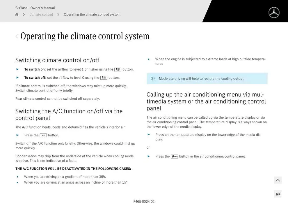 G-Class SUV from 14 January to 30 April 2025 - Offers page 259