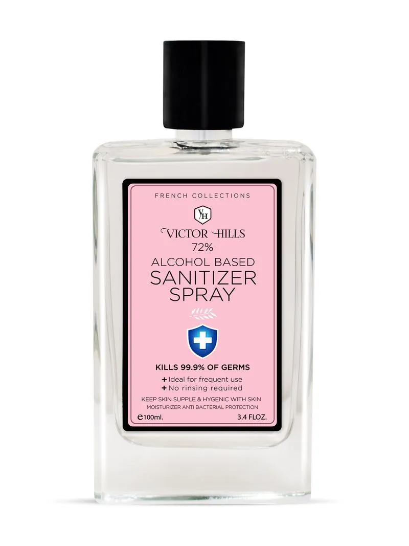 Victor Hills Sanitizer Spray 100ML Pink