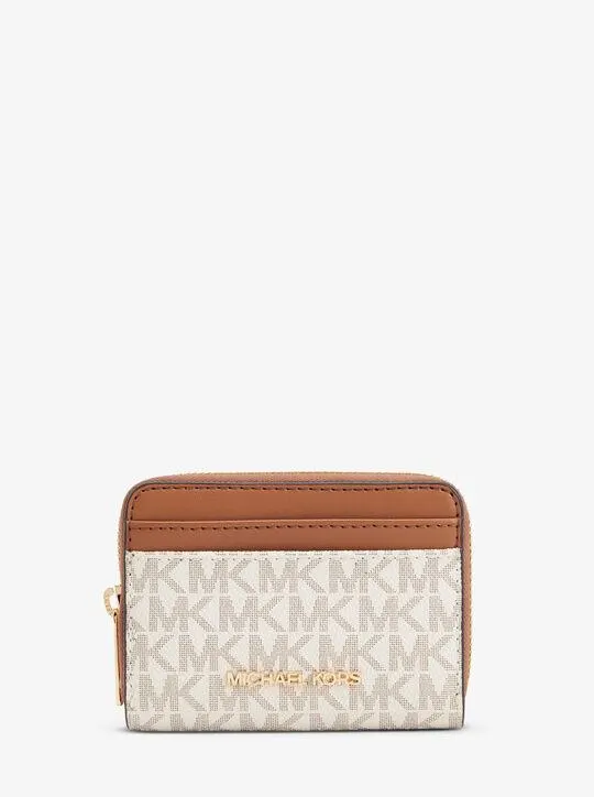 Jet Set Travel Medium Logo Zip-Around Card Case