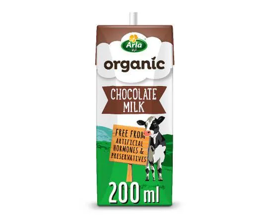 Arla Organic Chocolate Flavored Milk - 200ml