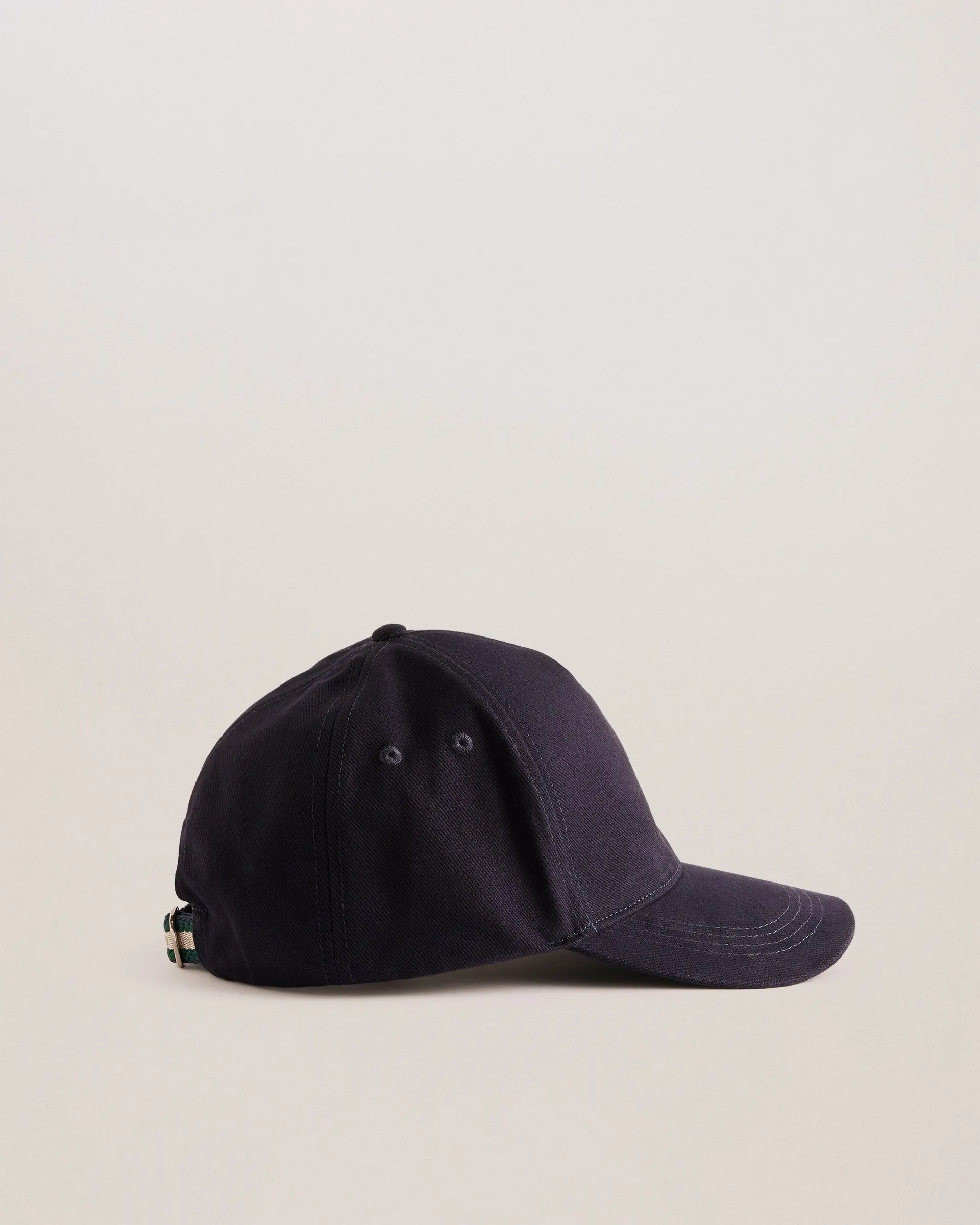 Sammss Baseball Cap With Webbing Strap Navy