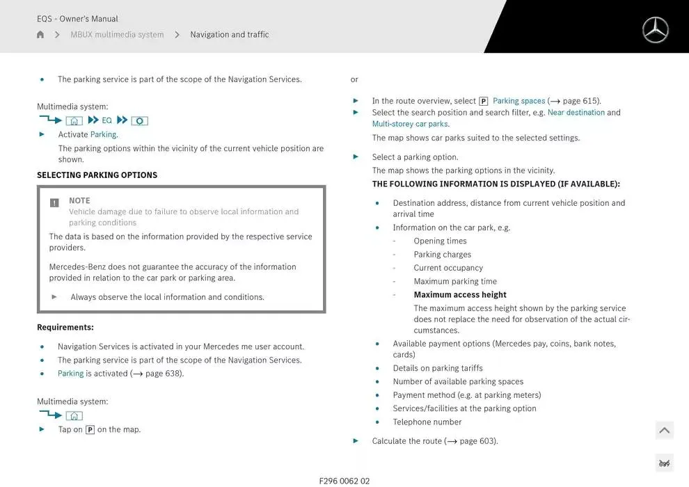 EQS SUV from 14 January to 30 April 2025 - Offers page 639