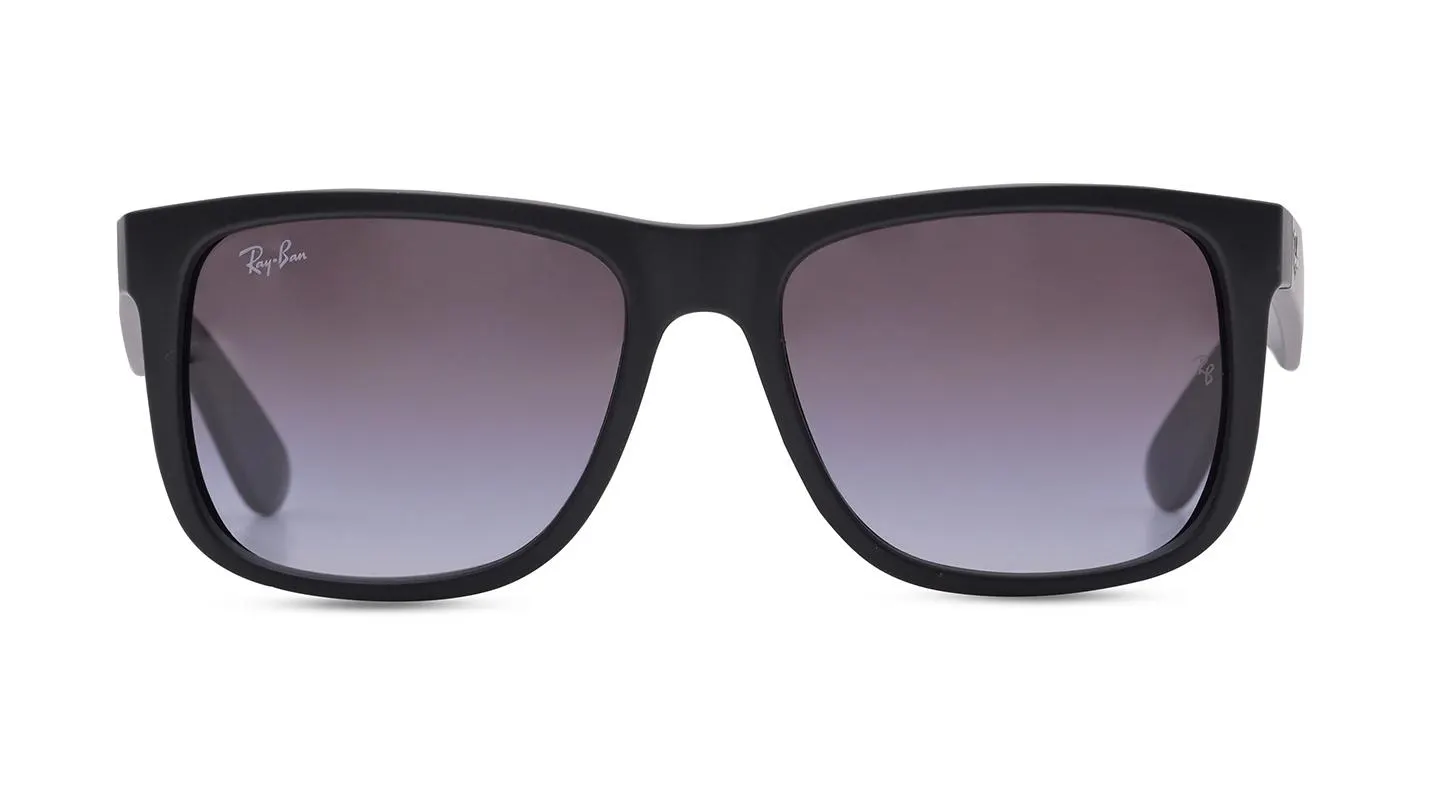 Men Rectangle Rubber Light Havana Sunglass