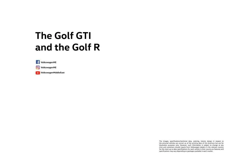The Golf GTI &The Golf R from 31 January to 31 December 2024 - Offers page 36
