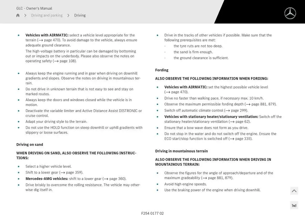 GLC SUV from 14 January to 30 April 2025 - Offers page 332