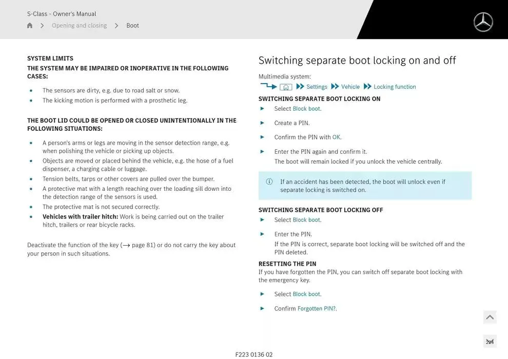 S-Class Saloon Long from 14 January to 30 April 2025 - Offers page 204