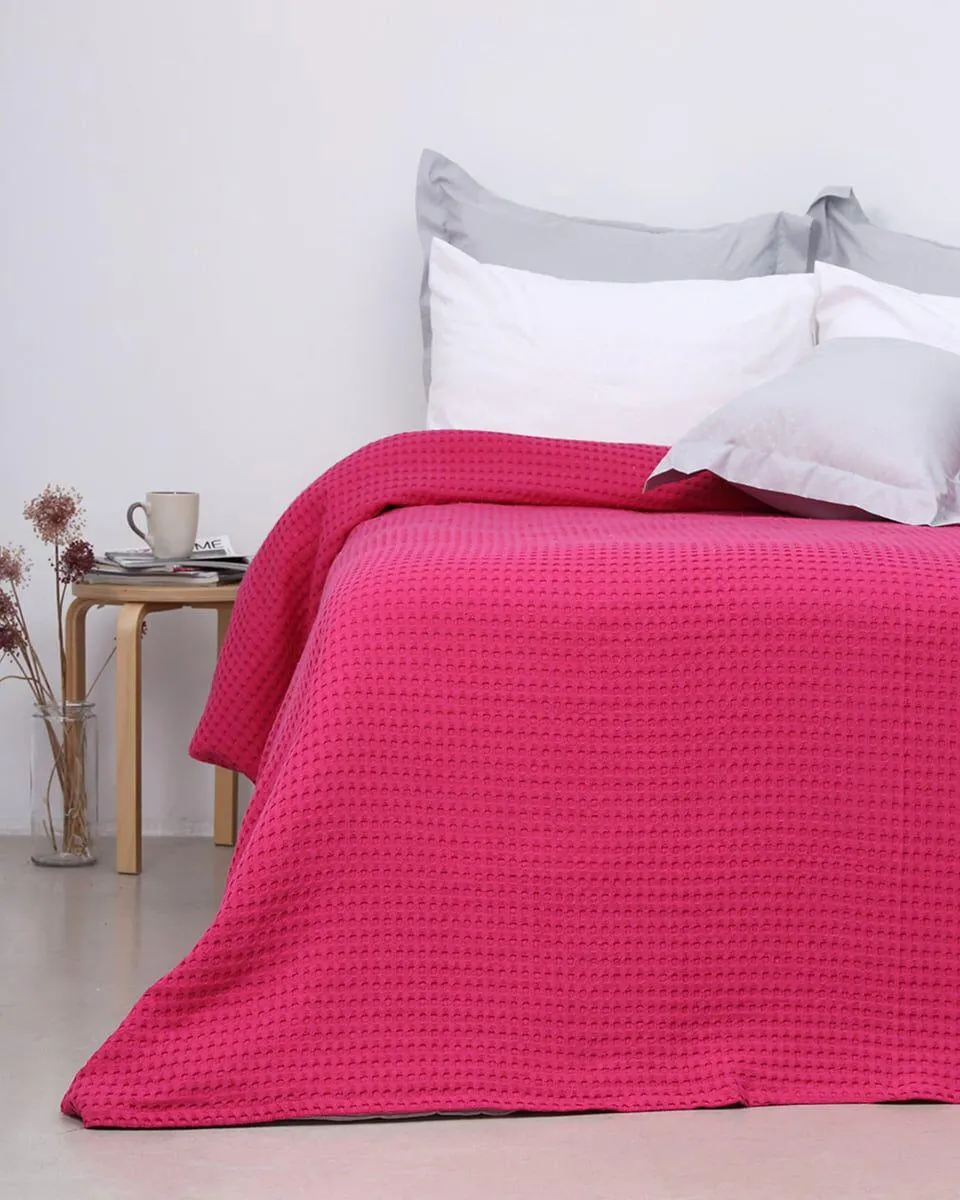 3D Καλοκαιρινη Πικε Κουβερτα Βαμβακερη Raul σε 6 Αποχρωσεις