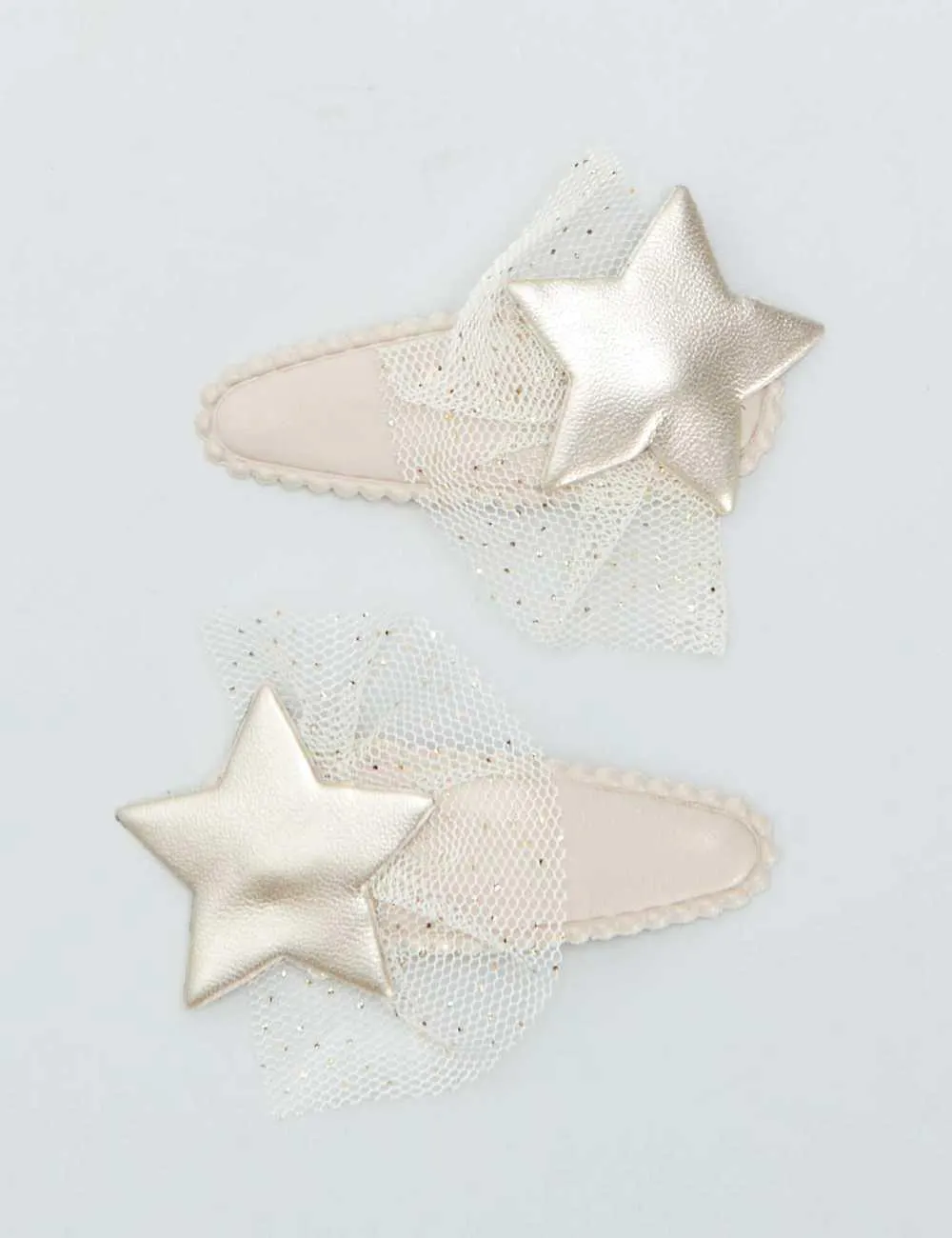 2 hair slides