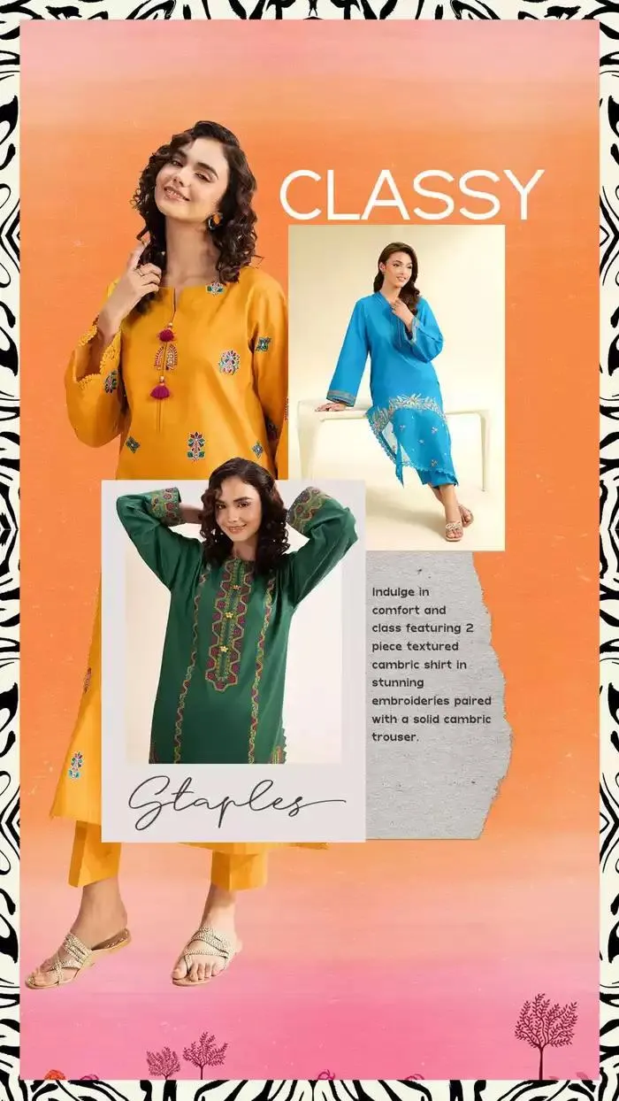 Unstitched Cross Season Edit'25 from 28 January to 31 December 2025 - Offers page 46
