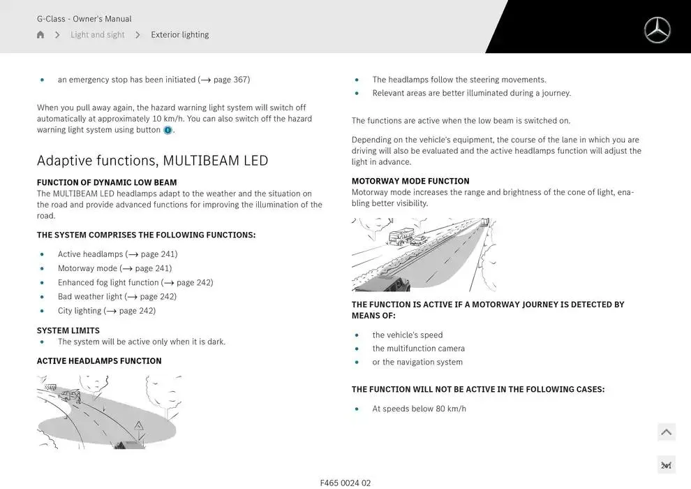 G-Class SUV from 14 January to 30 April 2025 - Offers page 241