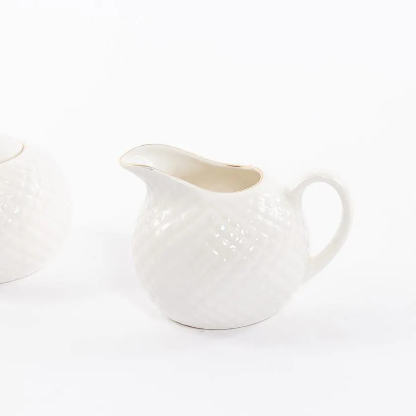 Alba Creamer Pot, White - 12x9cm