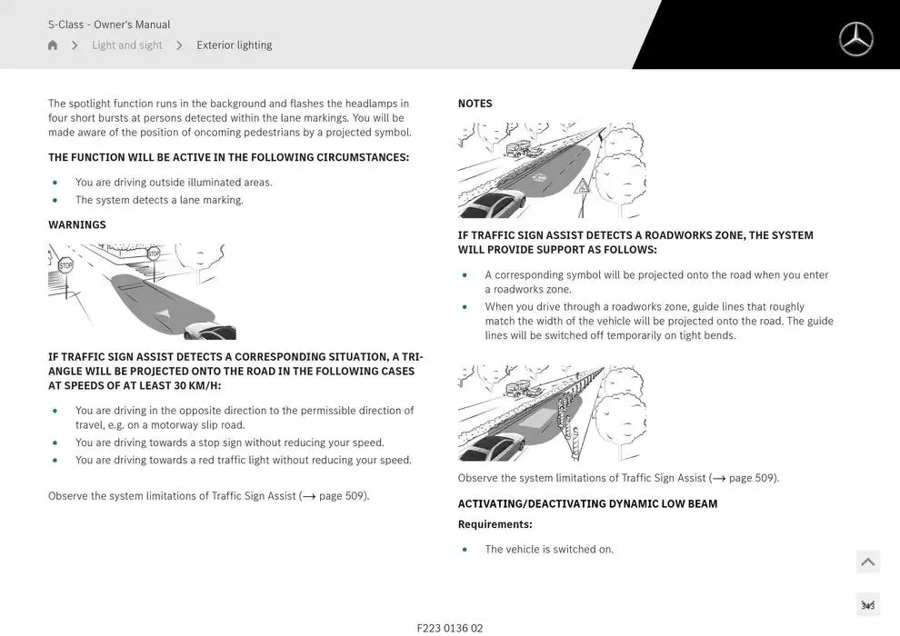 S-Class Saloon Long from 14 January to 30 April 2025 - Offers page 263