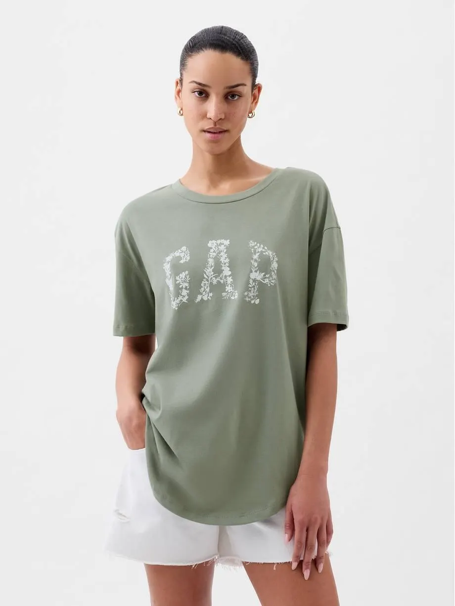 Organic Cotton Gap Arch Logo T-Shirt