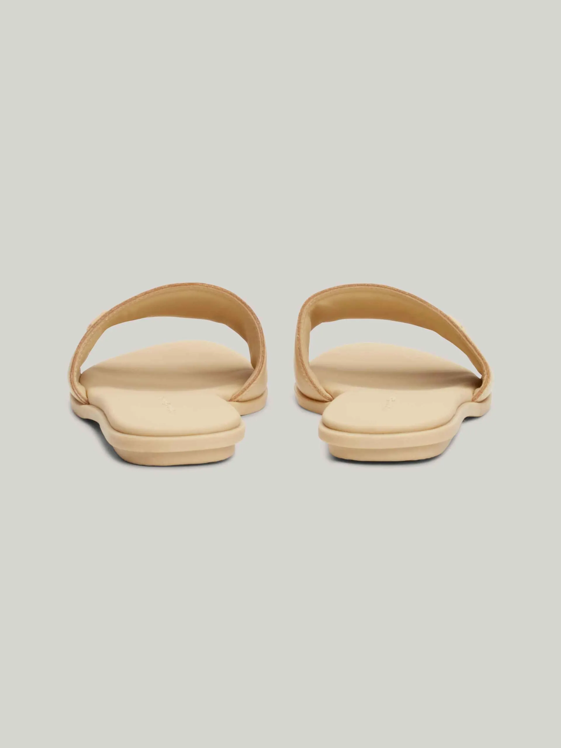 Tonal TH Monogram Leather Mules