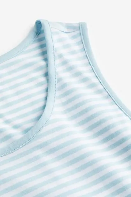 Cotton jersey vest top