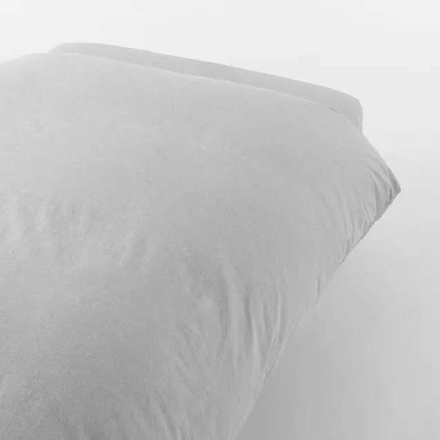 Washed Cotton Duvet Cover , W 210 x L 210 cm , Queen
