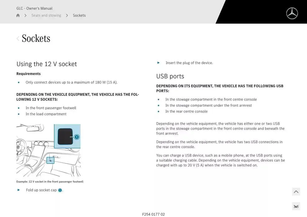 GLC SUV from 14 January to 30 April 2025 - Offers page 263