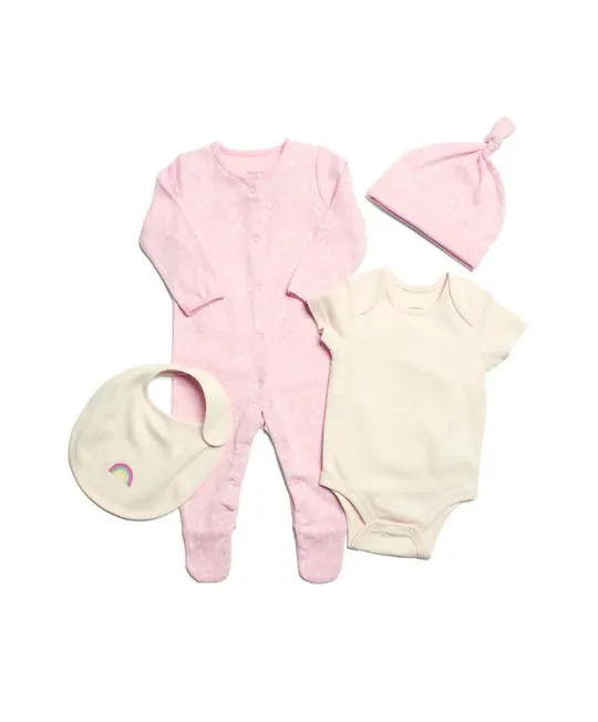 4 Piece Girls Jersey Set