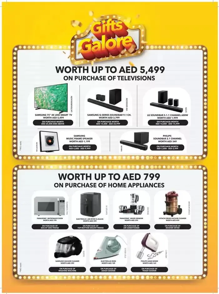 Sharaf DG promotion from 29 December to 12 January 2025 - Offers page 28