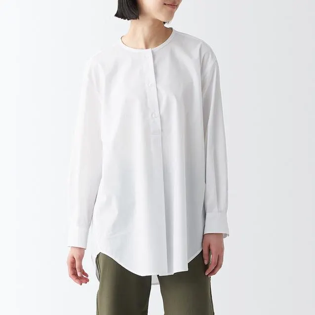 Quick Dry Broadcloth Long Sleeve Tunic