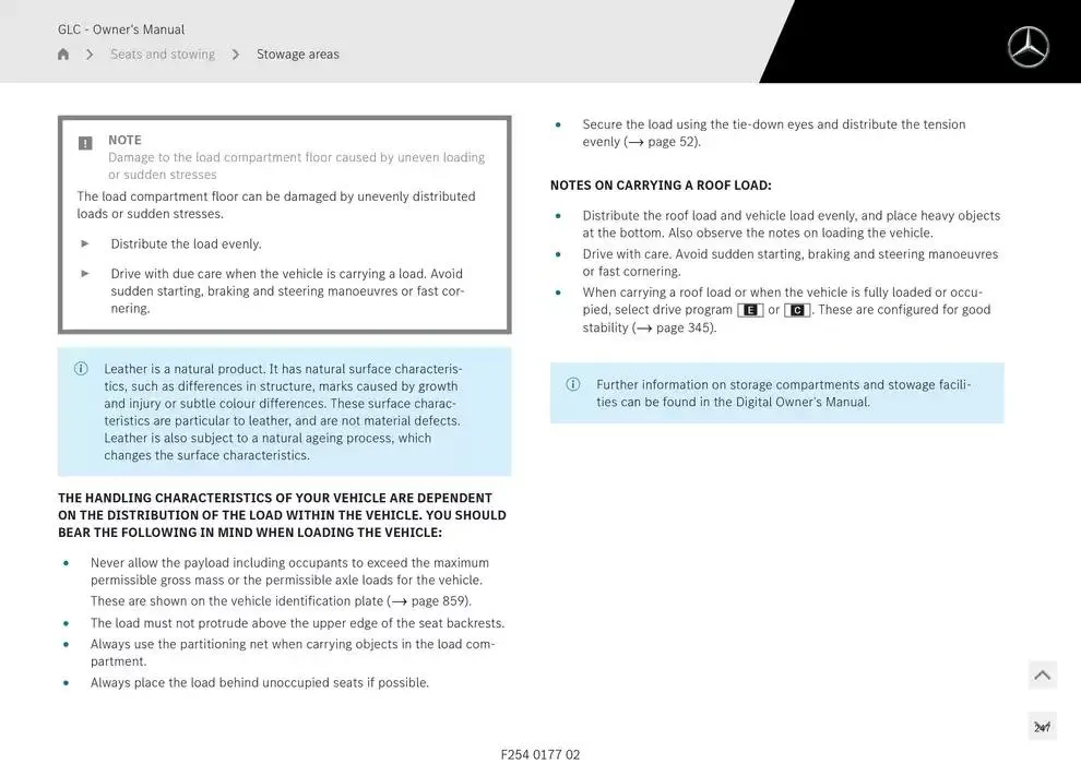 GLC SUV from 14 January to 30 April 2025 - Offers page 247