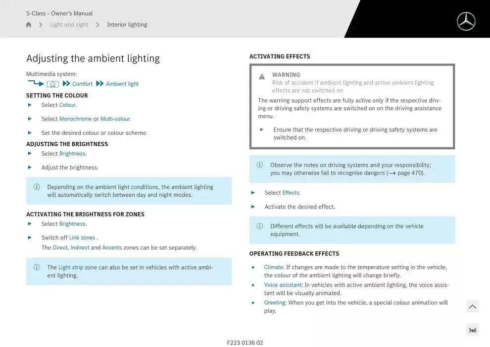 S-Class Saloon Long from 14 January to 30 April 2025 - Offers page 268